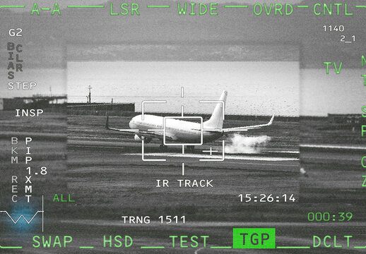 CCTV Camera HUD Photo Effect Template