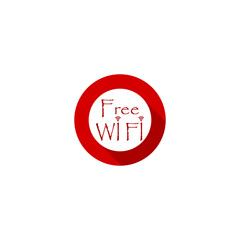 Wi fi free icon isolated on transparent background