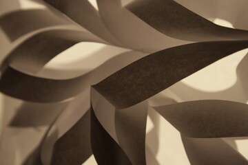 paper ribbon, origami, paper decoration 9