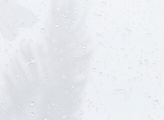 Water drops on white background, water drops pattern background