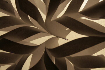 paper ribbon, origami star, paper decoration 5