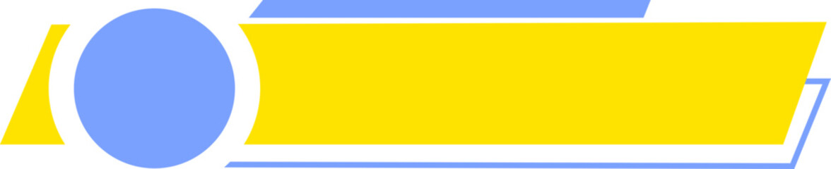 A striking and modern geometric shape designed for headline use. Ideal for digital and print media, this vector graphic features sharp angles and clean lines, perfect for grabbing attention.