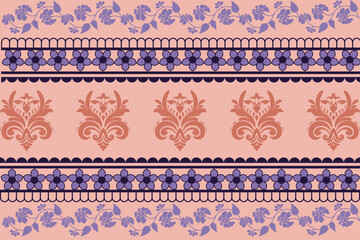 Old rose damask vector seamless pattern. Great for fabric and textile, wallpaper, packaging or any desired idea