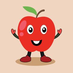 Fresh Red Apple and Slice: Healthy Snack or Ingredient.