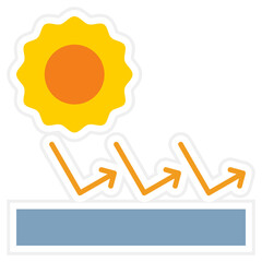 Specular reflection Icon