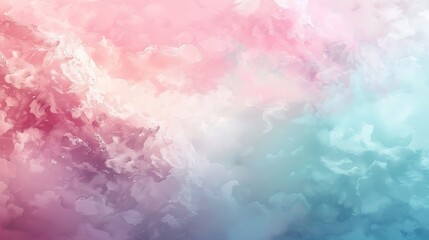 Fototapeta premium Ombre effect with pastel hues, blending soft pink, mint, and lavender, seamless transitions, high-definition quality, ethereal and calming design, light feel. --ar 16:9 --v 6.0 --s 250 --style raw