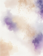 Fototapeta premium abstract watercolor background - abstract soft colors background with splashes - vintage background - Generative AI