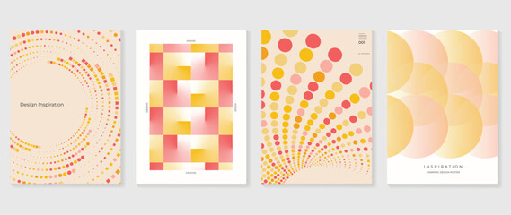 Collection of 70s poster background vector. Set of retro wall decoration, groovy, trippy, colorful line. Vintage hippie wall art for interior, decorative, banner, cover, card. © TWINS DESIGN STUDIO