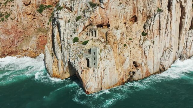 Porto Flavia from Above: Spring Aerials of Sardinia&rsquo;s Historic Mining Port.
