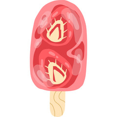 Fruit Popsicle strawberry