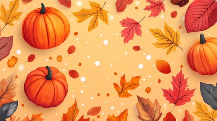 Autumn Harvest Display with Rich Colors and Textures