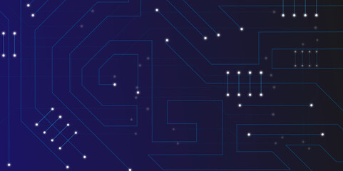 Vector modern technology circuit board texture background design. Quantum computer technologies concepts, large data processing. 