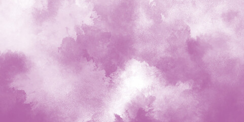 abstract  Grunge style blue background with white clouds for any wallpaper and decoration and design. watercolor paper textured illustration with splashes,  Aquarelle paint purple paper textured.