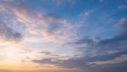 Fototapeta premium 美しい夕焼けの風景