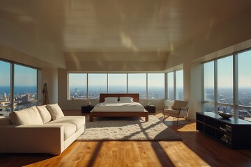 Fototapeta premium room with a window
