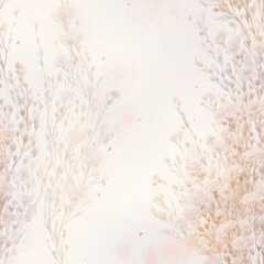 Fototapeta premium watercolor background with flowers