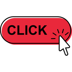 Click Here Button Icon