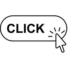 Click Here Button Icon