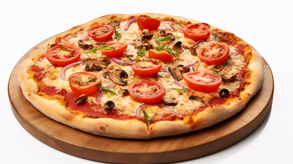 pizza isolated on white, pizza, delicious pizza, italian pizza, vegetable pizza, cheese pizza, delicious, dinner, food photography II