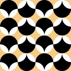 Seamless abstract geometric pattern. Vector Illustration