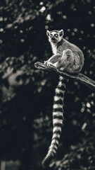 Lemur auf Ast © Kai