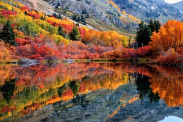 Obraz premium autumn in the mountains