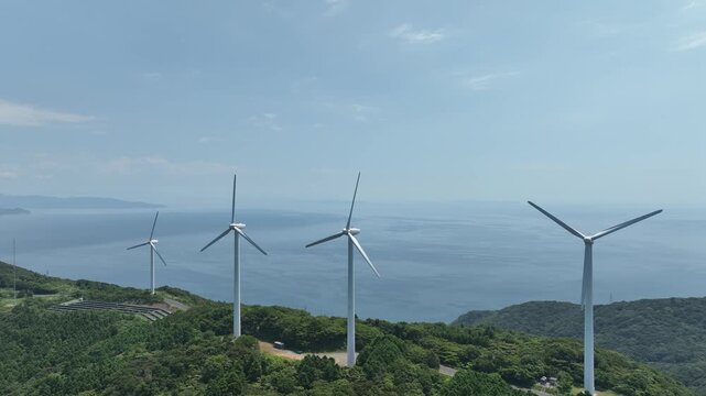 wind turbine in the field