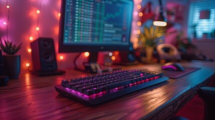 Online transactions laptop with digital money