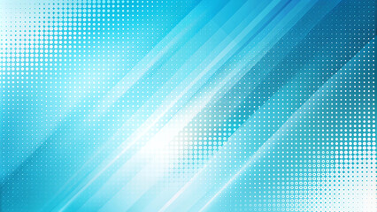 Futuristic blue gradient texture with halftone dots, ideal for tech, web, or business backdrop