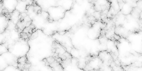 White marble texture Panoramic background. marble stone texture for design. Natural stone Marble white background wall surface black pattern. White and black marble texture background.