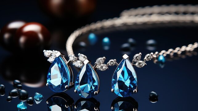 diamond bridal jewelry set