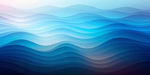 Fluid Blue Abstract Wave Background