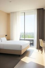 Fototapeta premium bedroom interior with bed