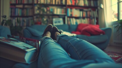 Relaxation: Taking part in calming activities like reading, watching TV, or napping to alleviate stress and rejuvenate the mind and body for overall relaxation.
