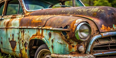 Rusted fender of an old car , Rust, Decay, Vintage, Automotive, Abandoned, Weathered, Metal, Texture, Grunge, Scratched