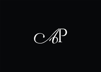 AP creative logo design and monogram modren logo