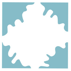 Color simple hand drawn picture frames. Doodle photo frames. Scribble picture border. Vector doodle illustration isolated on white background.