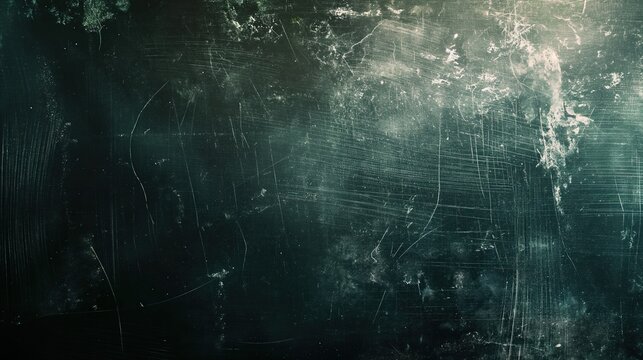 Green distressed texture with scratches in dark academia style.
