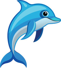 Obraz premium Dolphin Vector Art 