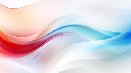 Obraz premium Abstract waves in soft colors creating a smooth, flowing design.