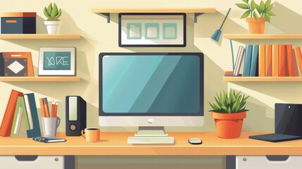 Work From Home: Carrying out work duties from a personal space, supported by digital tools, providing a flexible and remote alternative to traditional office settings.
