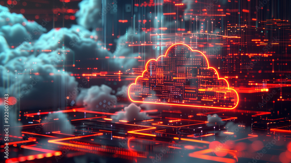 Poster a cloud storage system with multiple layers of security, including encryption, access controls, and 
