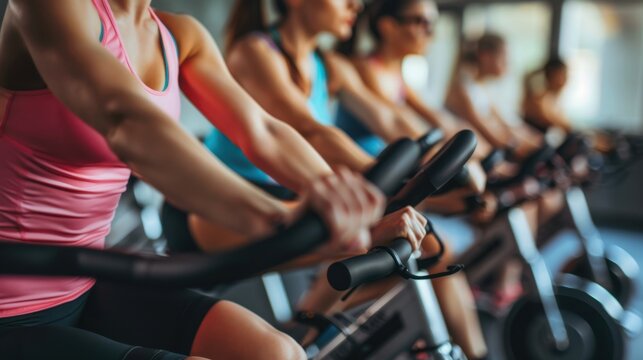 Fitness Classes: Joining classes such as aerobics, pilates, or spin for group exercise sessions, focusing on structured physical activity and collective motivation.
