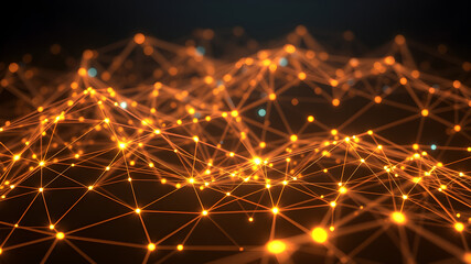 Fototapeta premium abstract background with glowing lights