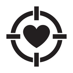Target love Icon