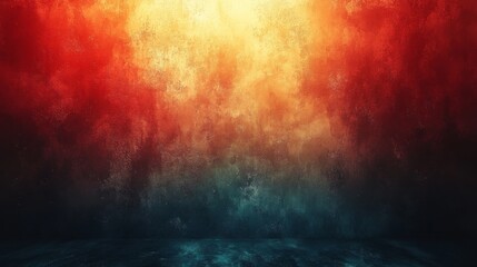 Abstract grunge red wall texture background with space for text or image