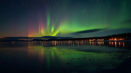 20. **Breathtaking Northern Lights illuminating the Arctic sky