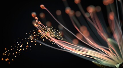 Illuminated Pollen Transfer and Fertilization: 3D Animation of Plant Pollination Process