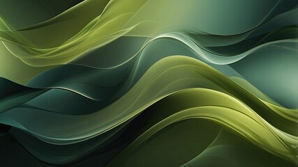 Fototapeta premium Abstract Forest Green Background