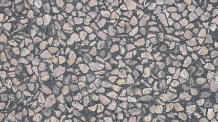 Natural stone granite wall. Seamless texture. Perfect tiled on all sides.